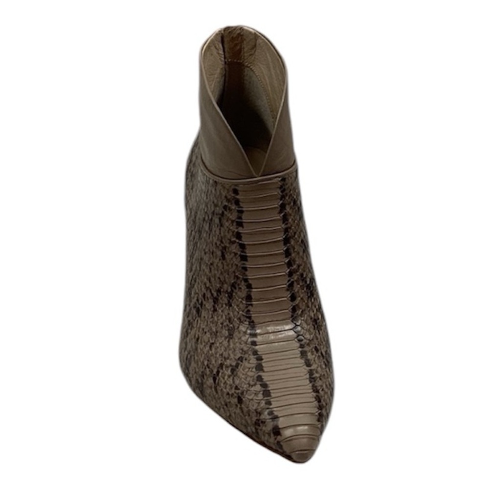 LOUISE et CIE SNAKE PRINT NEUTRAL TONE BOOTIES